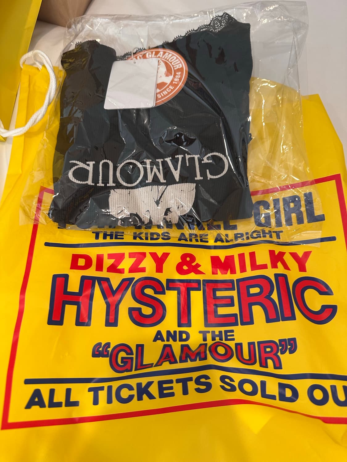 히스테릭글래머 엔젤 숏 여성 긴팔 티셔츠 상품이미지2