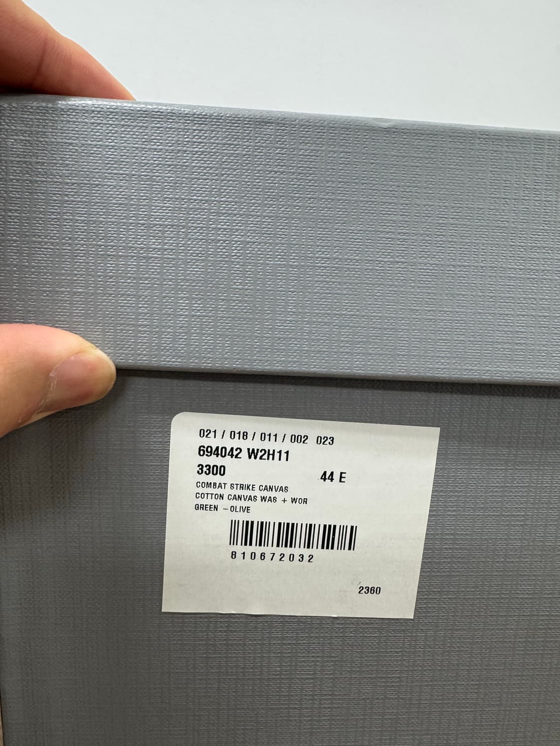 발렌시아가 컴뱃 스트라이크 카키 44 판매합니다 상품이미지6