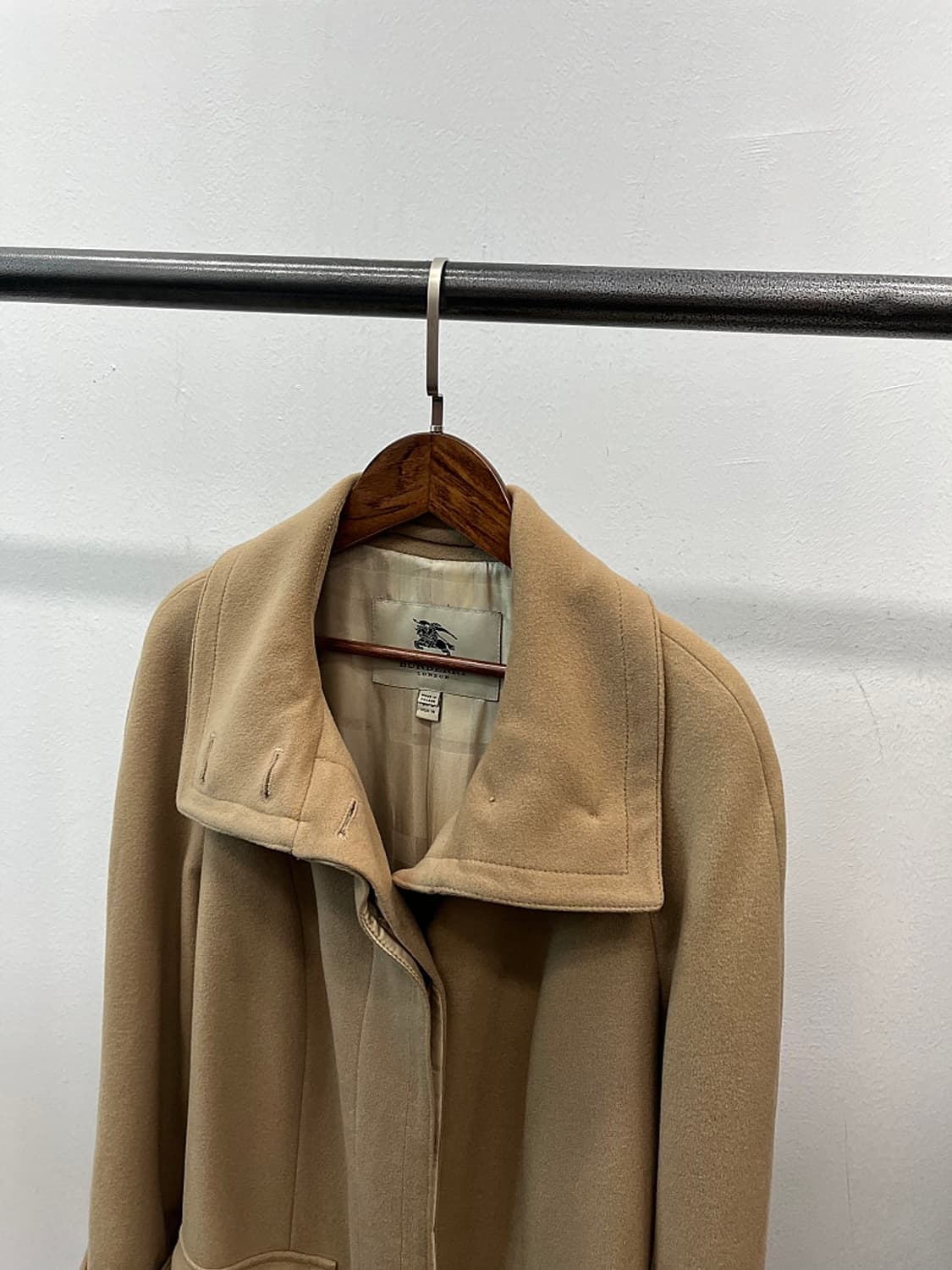 여) 버버리 카멜 캐시미어 코트 상품이미지2