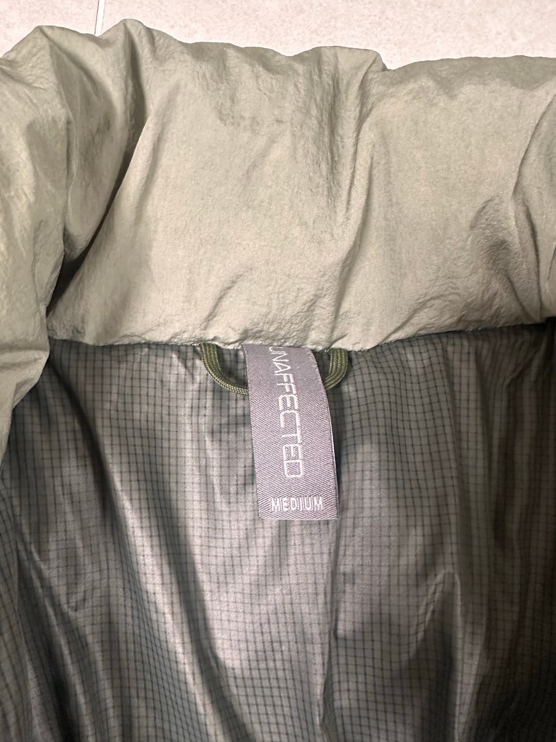 언어펙티드 구스다운 레이어드 패딩 M 상품이미지4