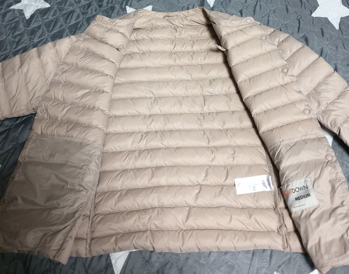 지오다노 덕다운 경량 곱창 패딩 (M) 상품이미지2