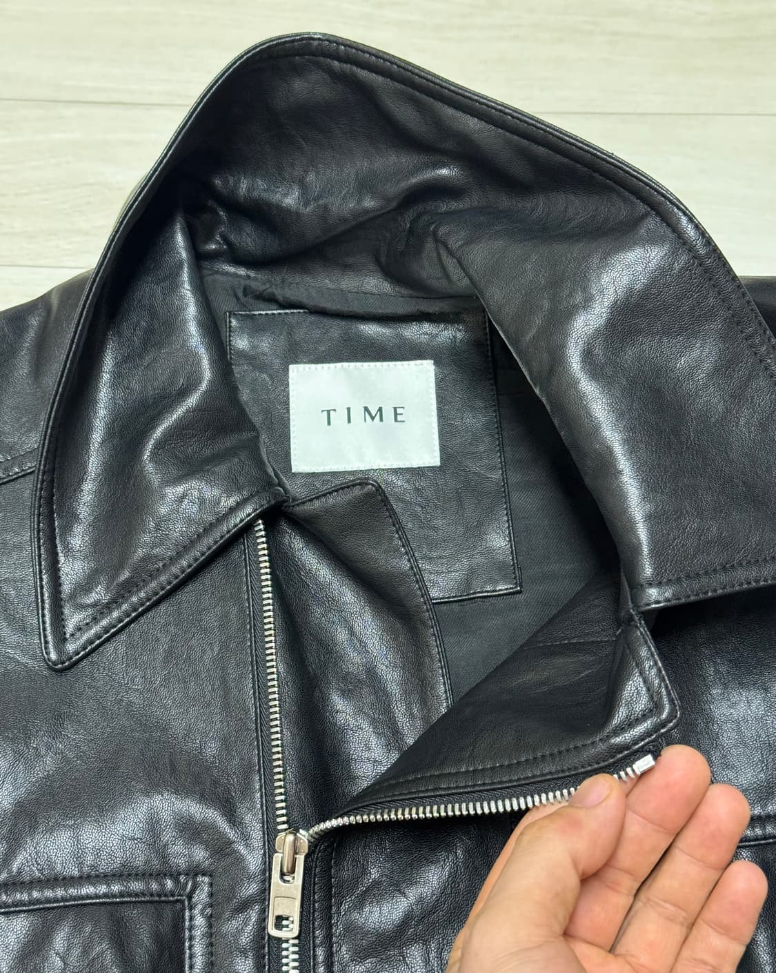 TIME 옴므 레더 자켓 (95 M) 사이즈 상품이미지2