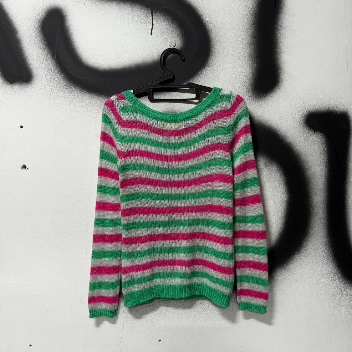 VTG 빈티지 키치 무드 스트라이프 니트 상품이미지2
