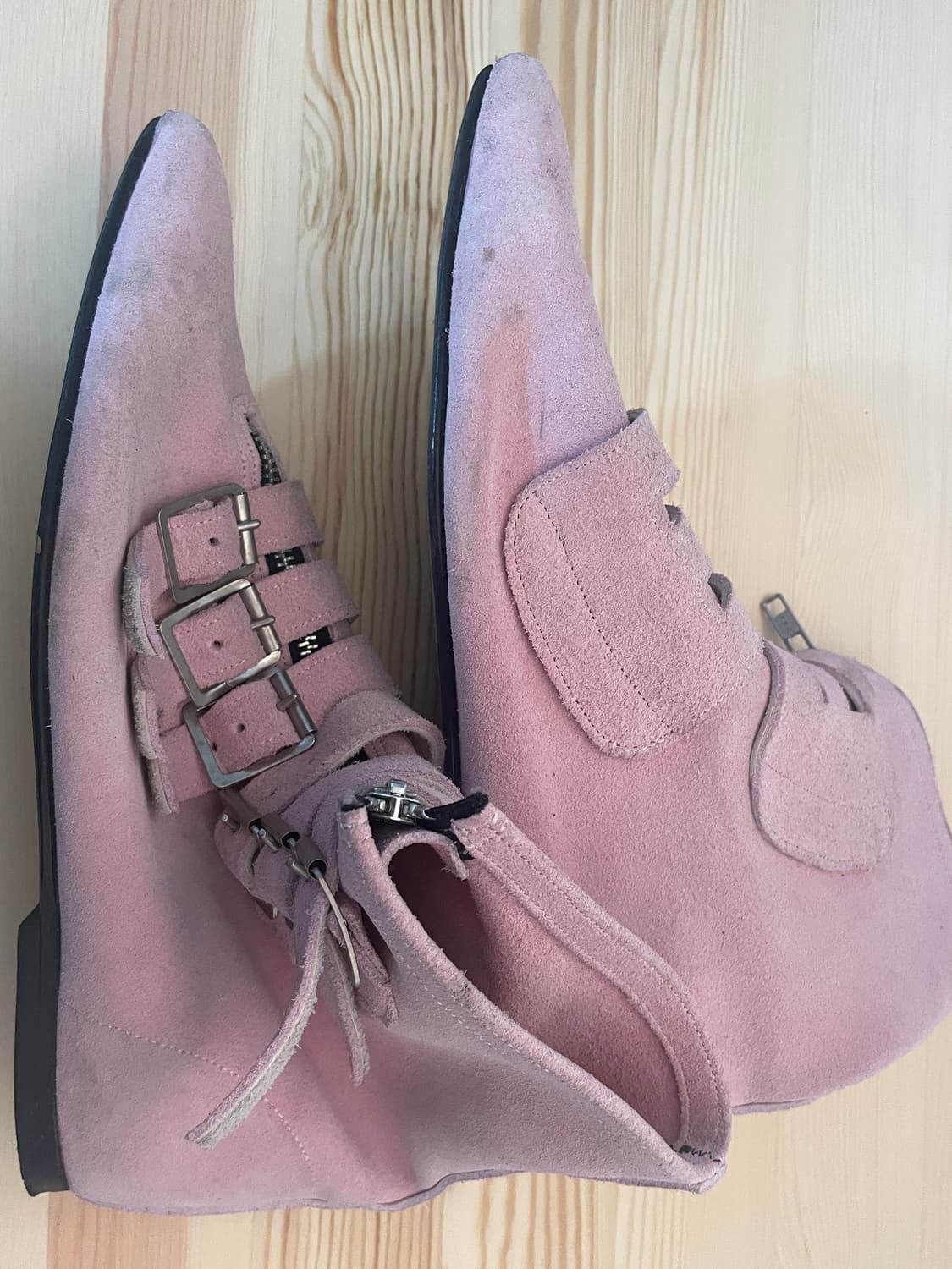 Preen suede pointy boots 상품이미지5