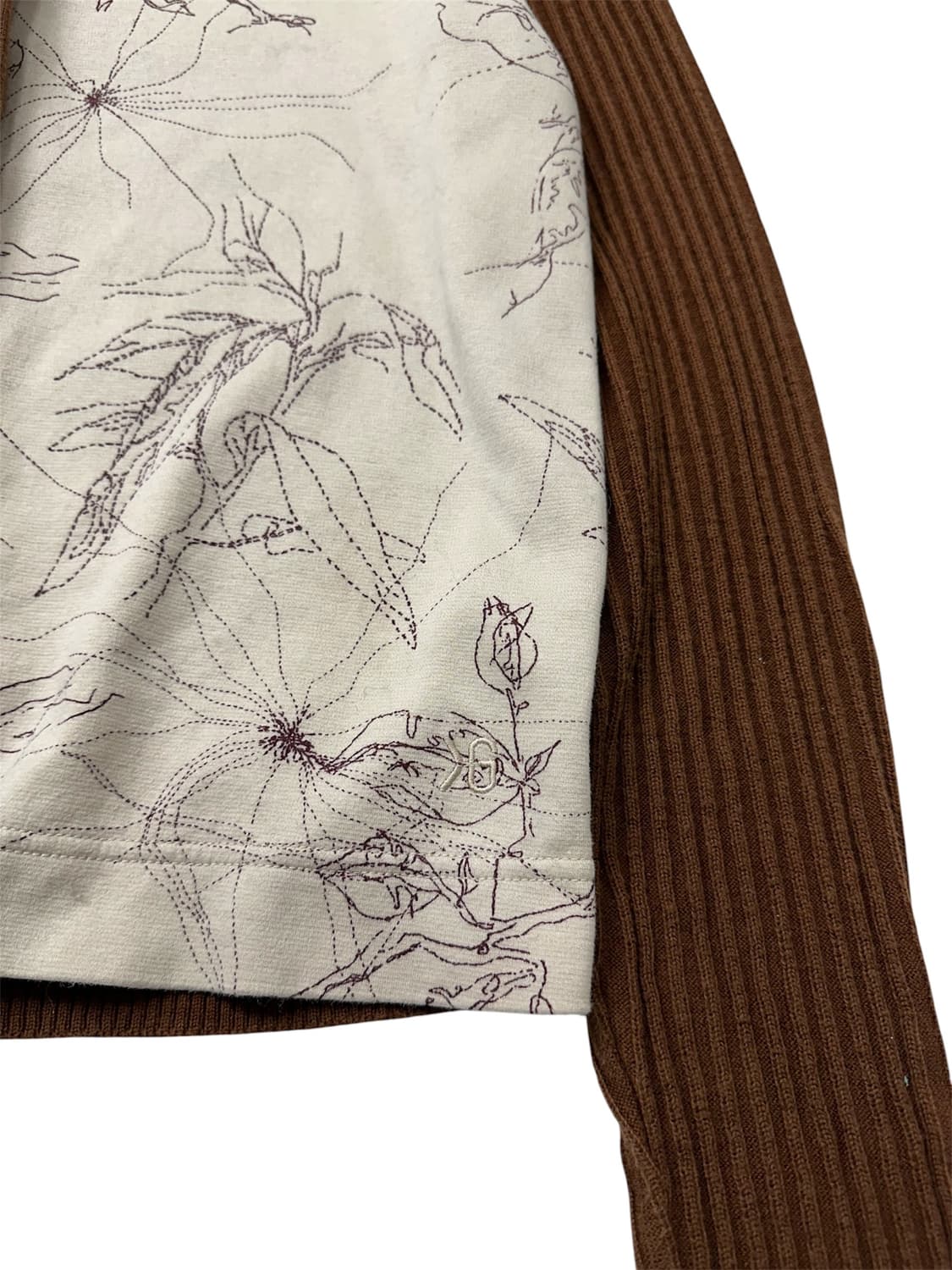 겐조 플로럴 니트 믹스 가디건 상품이미지2