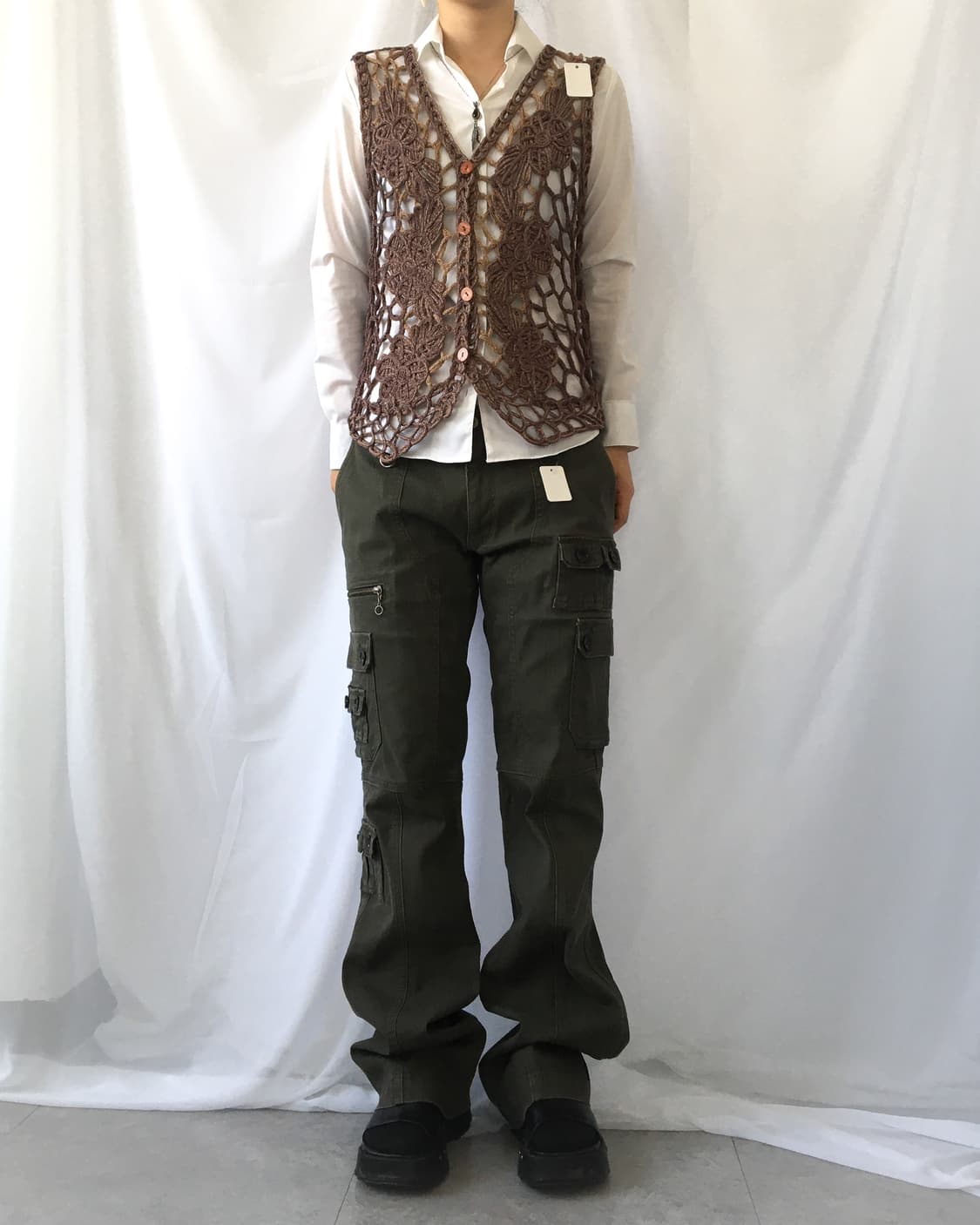 Crochet net vest 상품이미지5