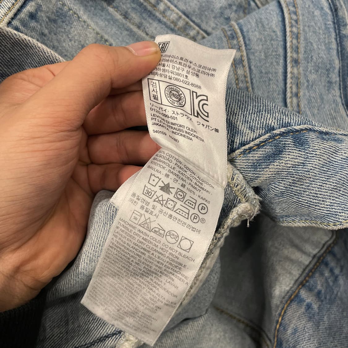 리바이스 빈티지 워시드 데님 트러커 자켓 상품이미지8