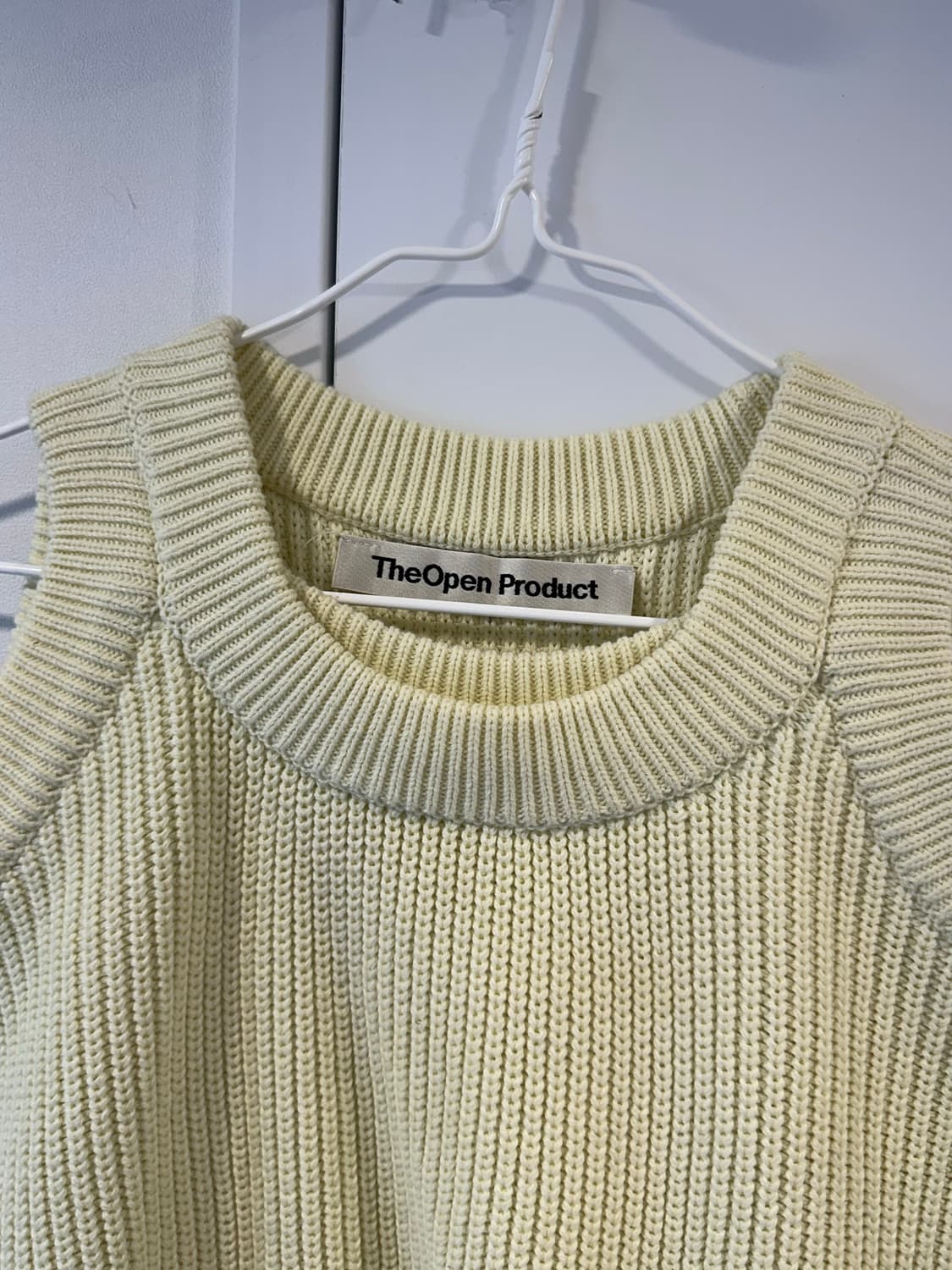 오픈와이와이 니트 베스트 레몬 상품이미지4