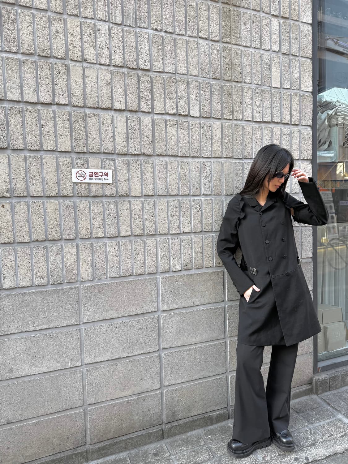 언더커버 아방가르드 버클 더블 자켓 상품이미지7