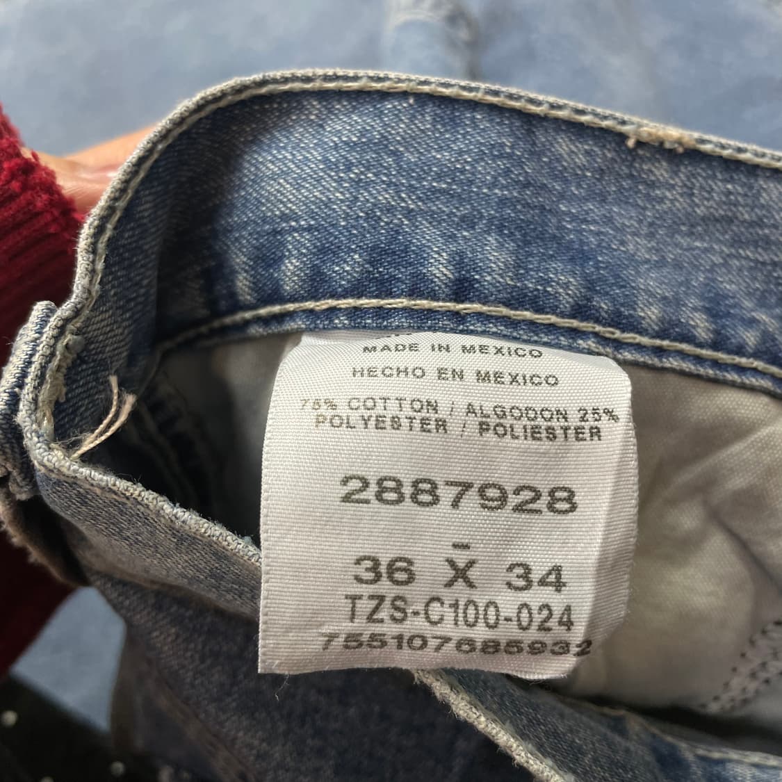 (36) Lee 리 연청 데님 팬츠 루즈핏 상품이미지6