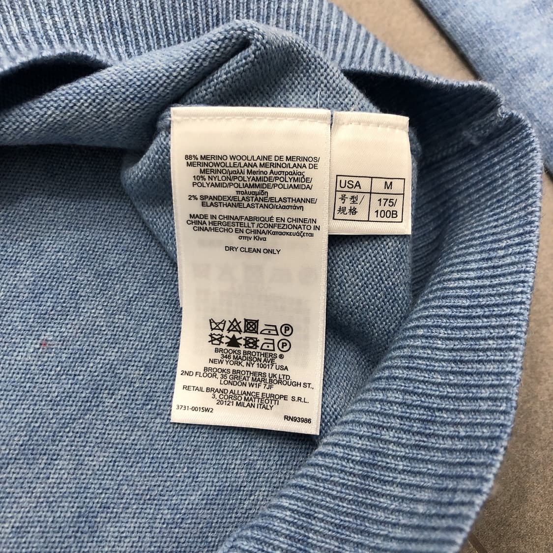 브룩스브라더스 메리노울 니트 스웨터 M 상품이미지3