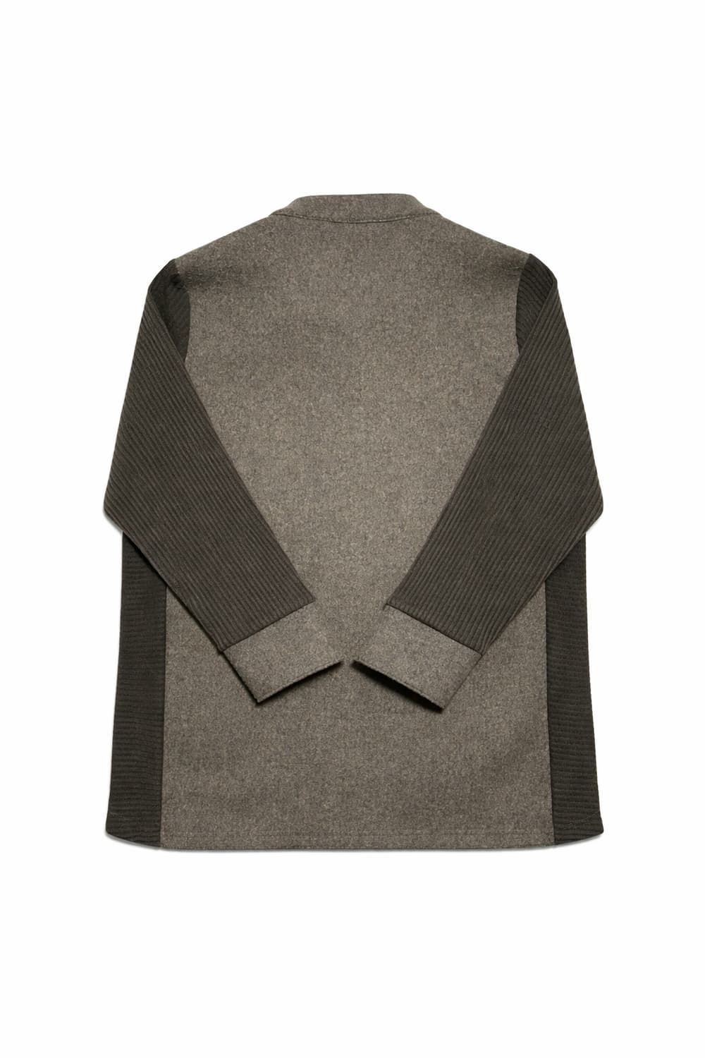 JPN 00s 일본 빈티지 Y2K 모리걸 울 믹스 집업 니트 가디건 상품이미지3