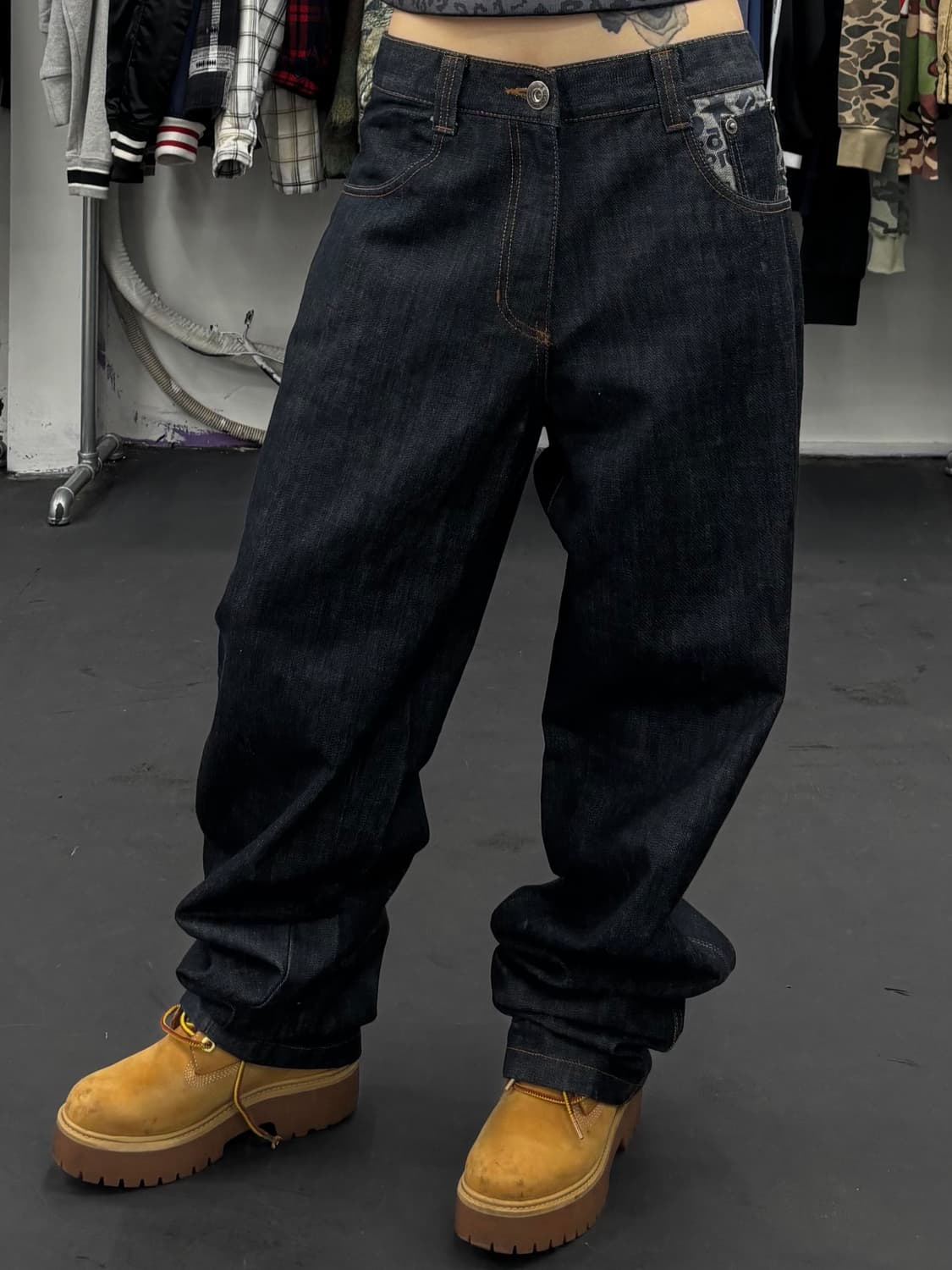 FUBU 푸부 올드스쿨 데님팬츠 상품이미지4