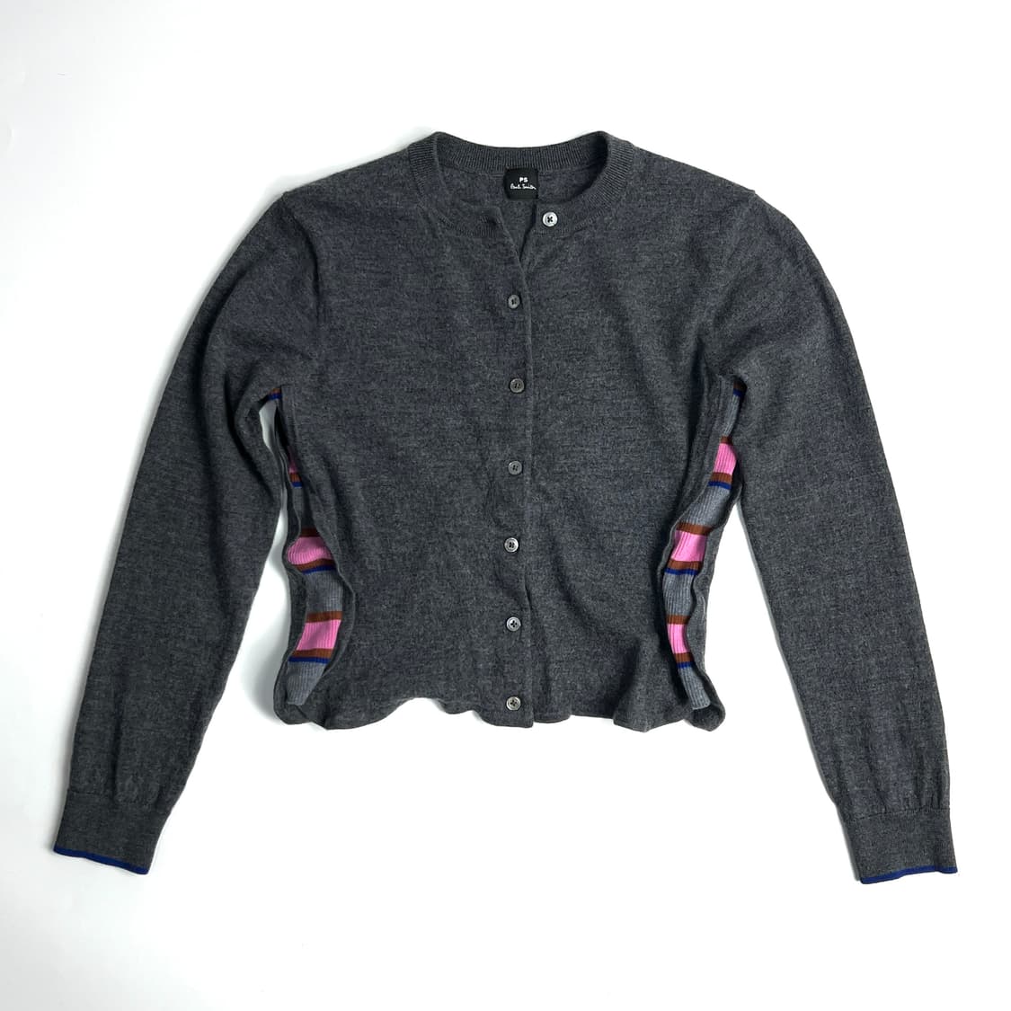 폴 스미스 사이드 스트라이프 셔링 가디건 상품이미지5