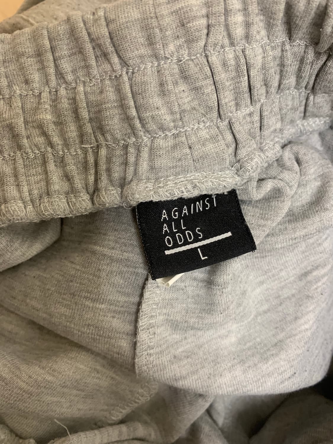 에이지오디 와이드 버뮤다 원턱 스웨트 팬츠 L 상품이미지4