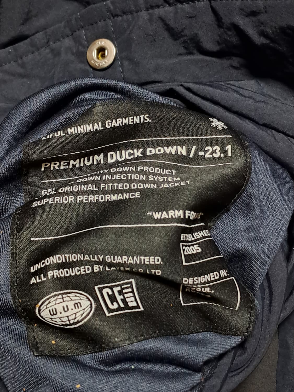 라이풀미니멀가먼츠 양면 패딩 S 상품이미지8