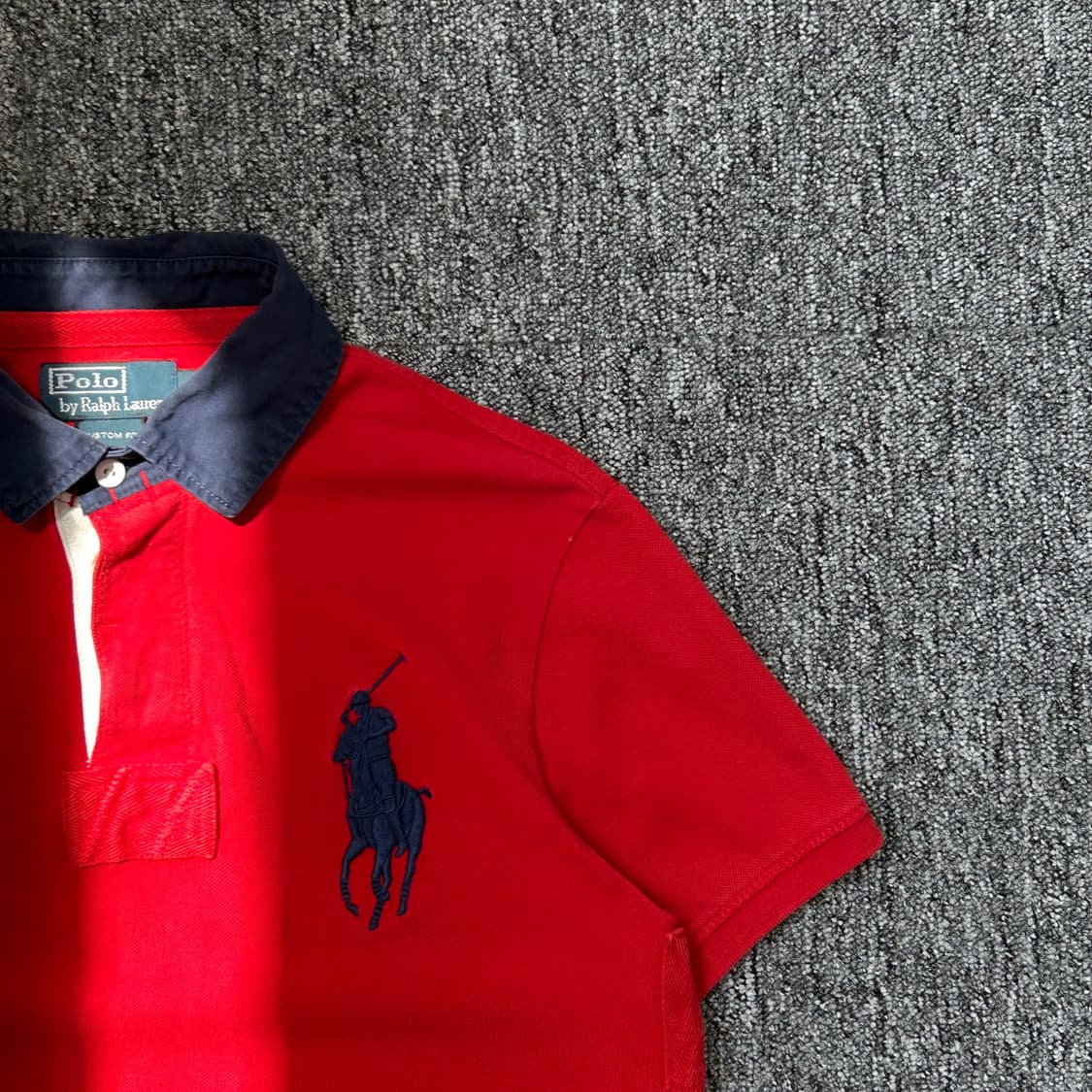 폴로 랄프로렌 빅포니 레드 반팔 PK 상품이미지3