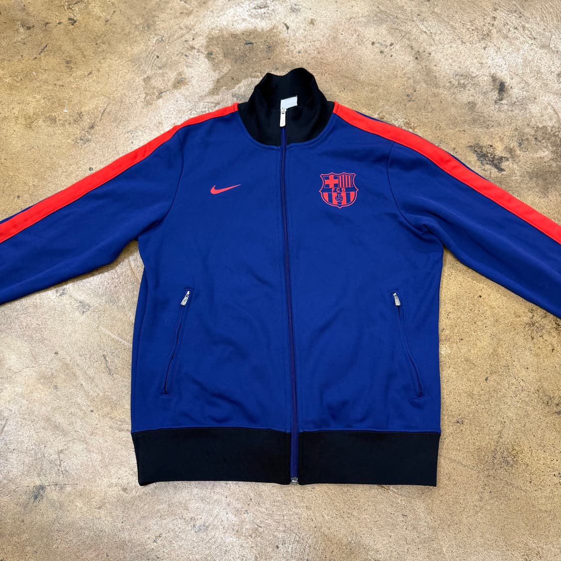 나이키 바르셀로나 블루 져지 트랙탑 상품이미지3