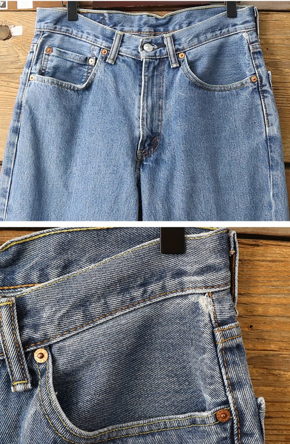  LEVIS 리바이스 550 데님 30사이즈 추천 세탁완료 상품이미지3