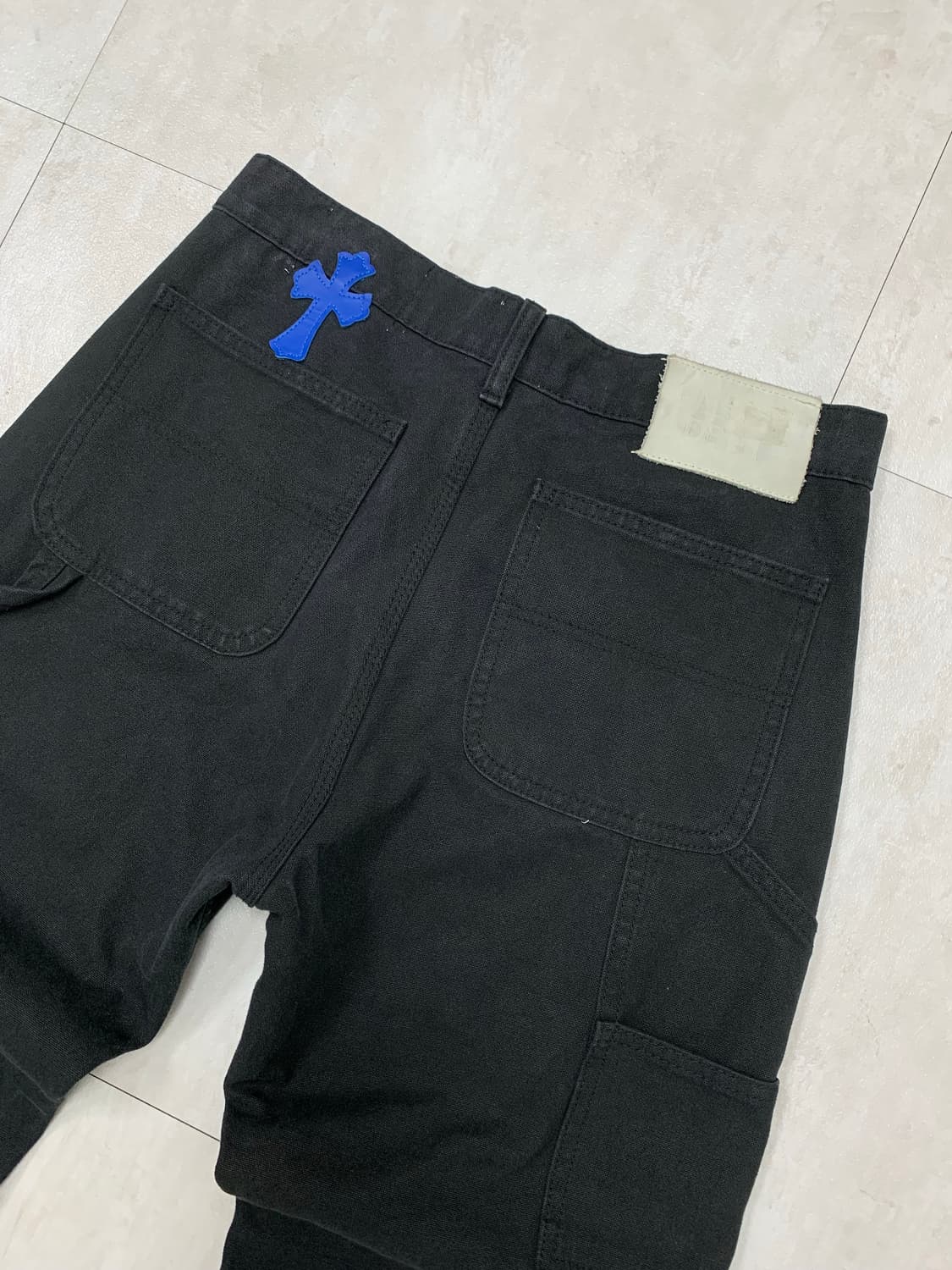 Gallery dept 블랙 더블니 데님 팬츠 #163 상품이미지7