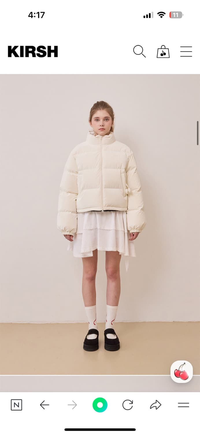 키르시 패딩 브라운  상품이미지4