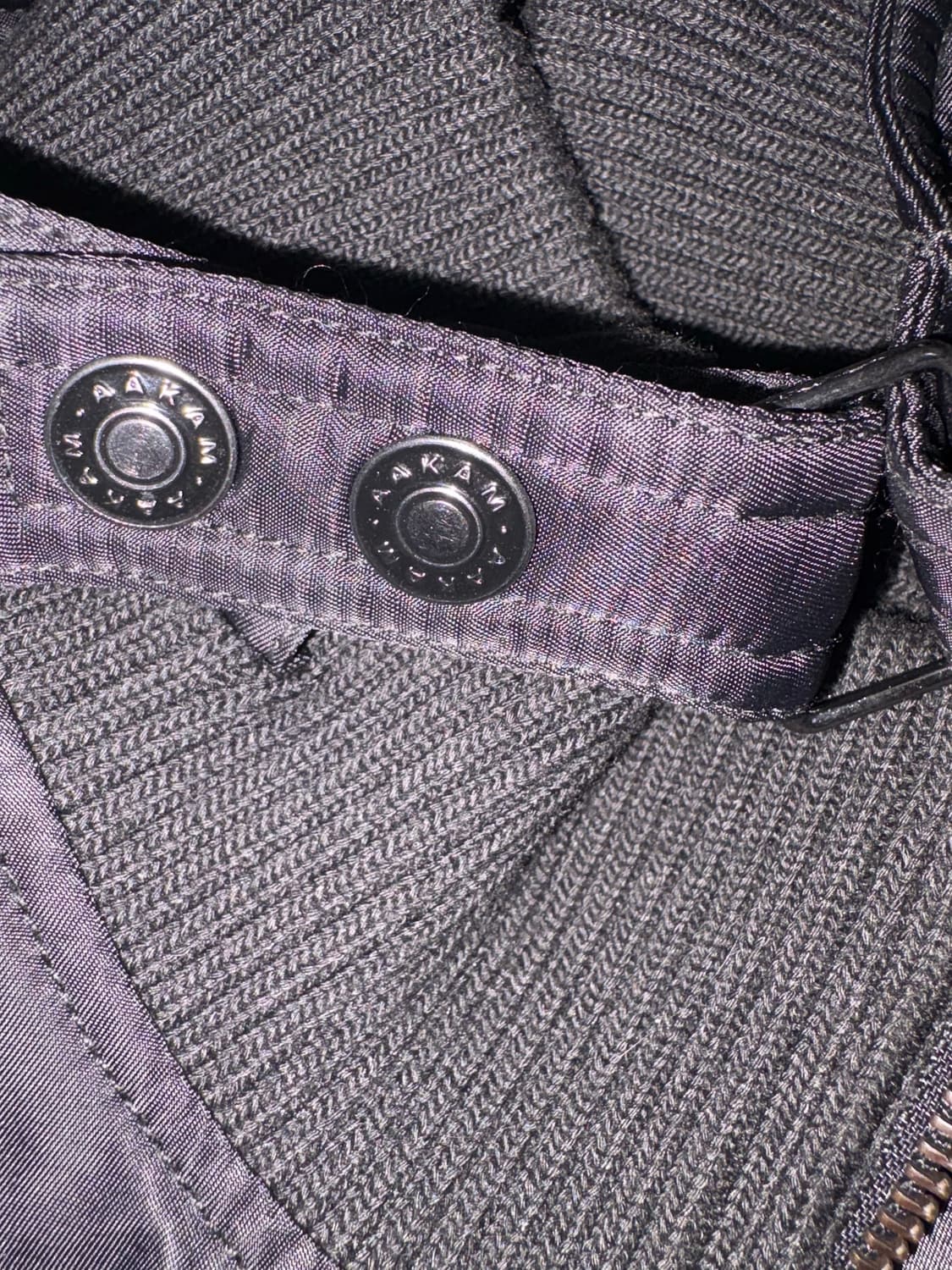 아캄 하이넥 봄버 자켓 블랙 1사이즈 상품이미지7