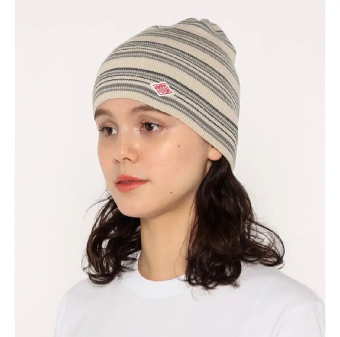 단톤 스트라이프 니트 비니 상품이미지2