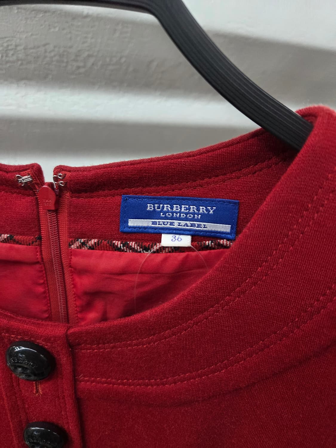 BURBERRY 버버리 레드 미니원피스 상품이미지3