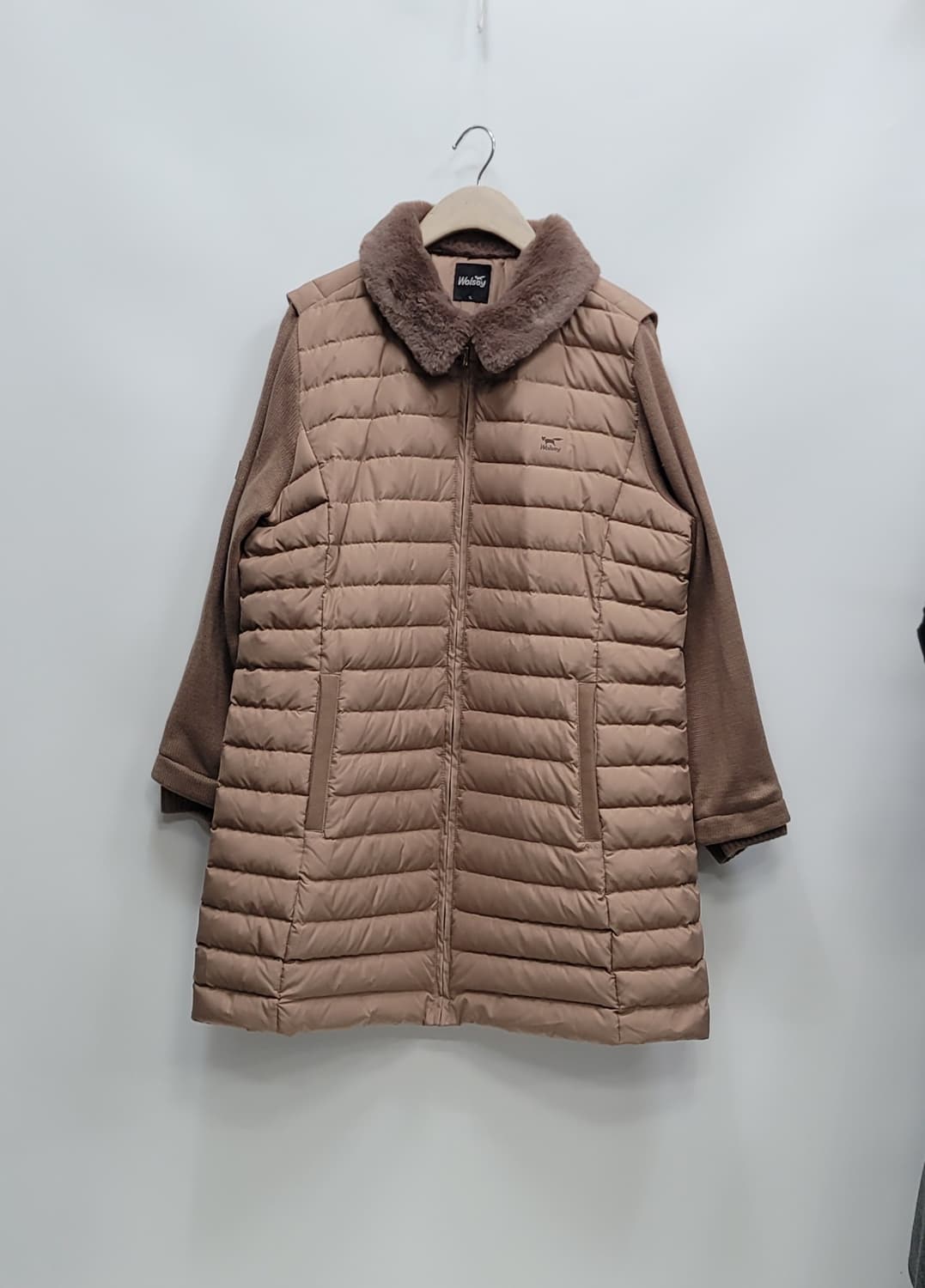 Wolsey 21FW 울시 니트 소매 다운 패딩 코트 / 여 105
 상품이미지1