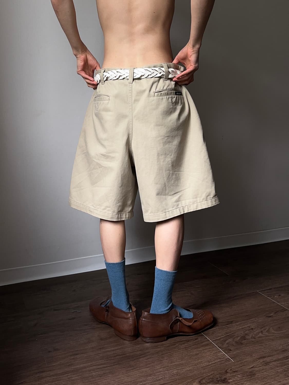 Khakis by Eddie Bauer 와이드 치노 쇼츠 상품이미지6