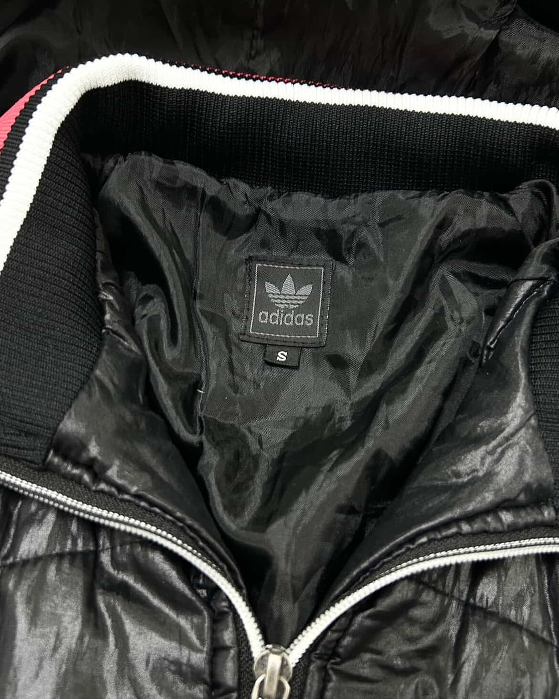 아디다스 빅로고 삼선 누빔 자켓 상품이미지8