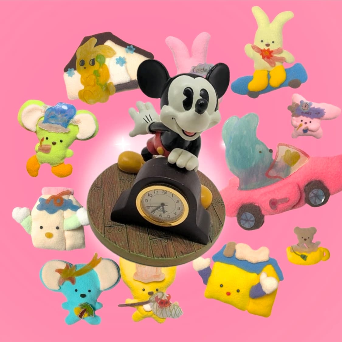 ✨ 미키마우스 90s 오리지널 빈티지 탁상시계 상품이미지1