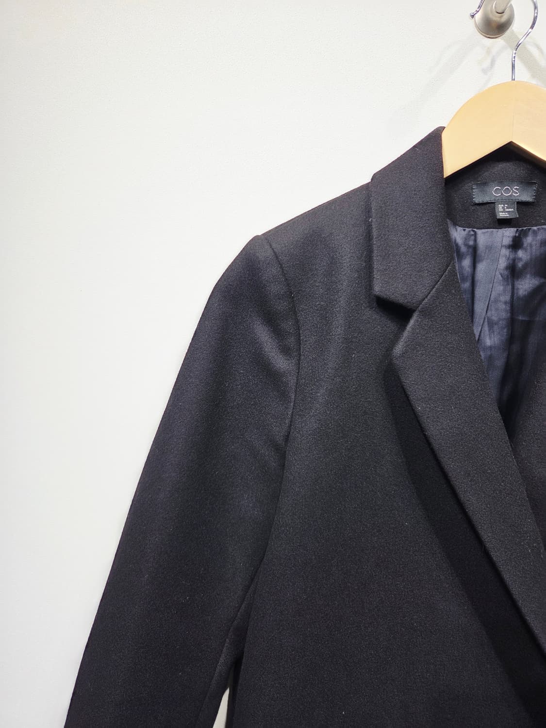 코스(COS). 여자 더블 브레스티드 울+캐시미어 코트_34 상품이미지2