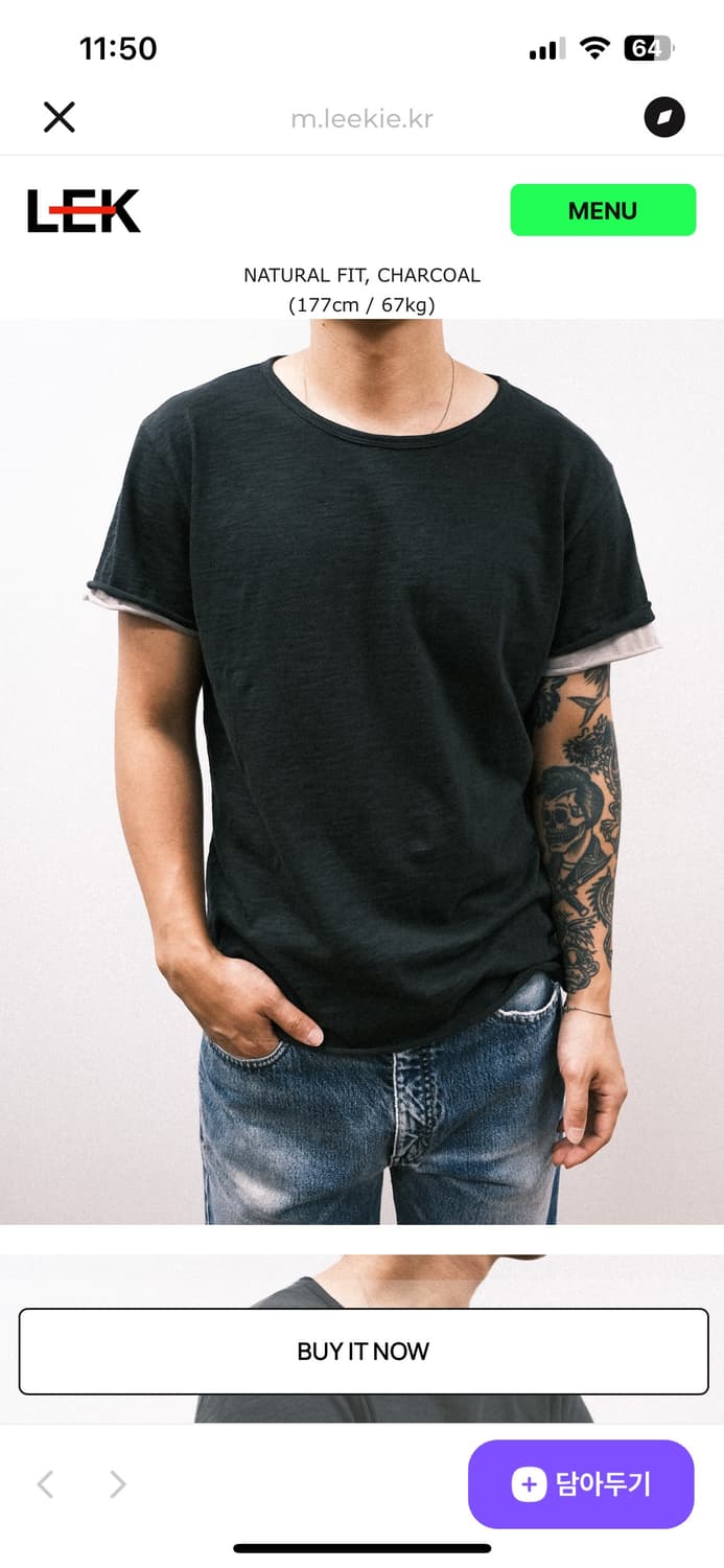 리키 2 R.L T shirts 상품이미지1