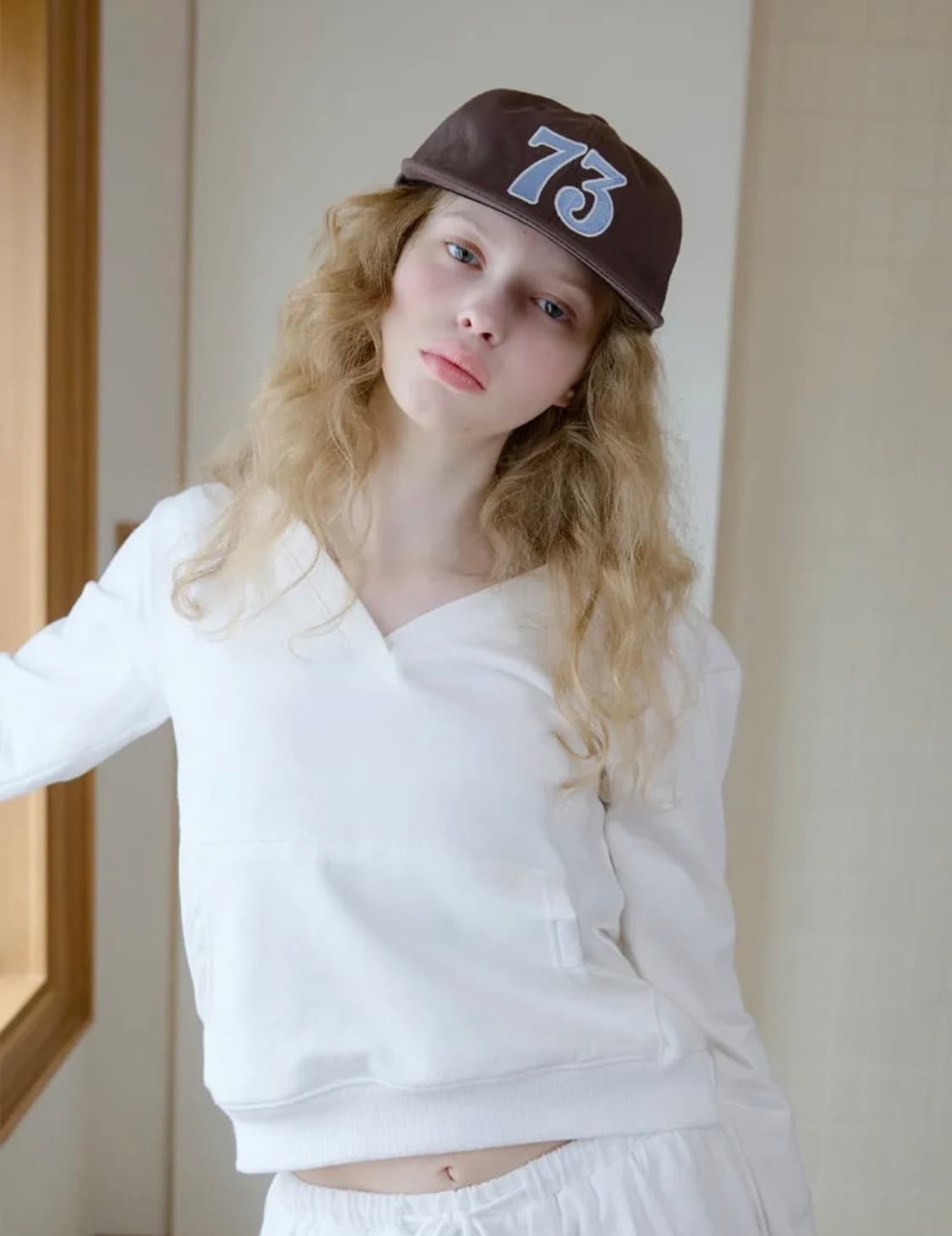 (택있음 바로배송) 레터프롬문 레터즈 73 캠프캡 - 브라운 상품이미지2