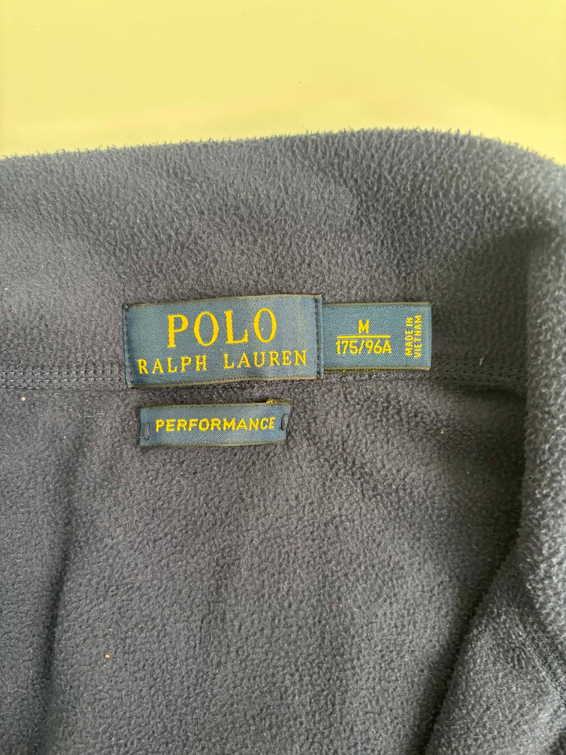 폴로 랄프로렌 네이비 플리스 하프집 폴리 반집업(M) 상품이미지4