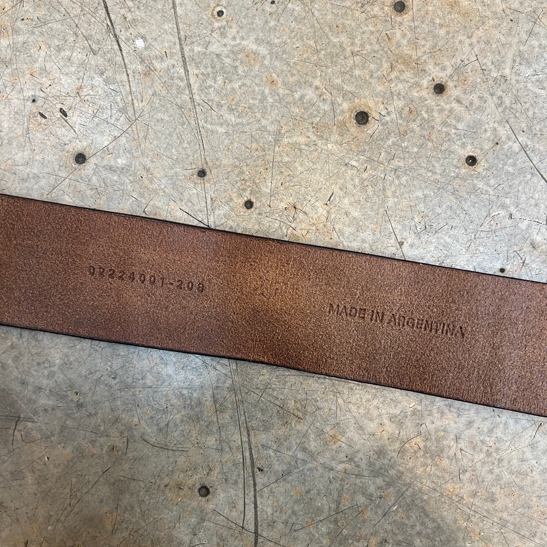 랄프로렌 와이드 레더 벨트 상품이미지5