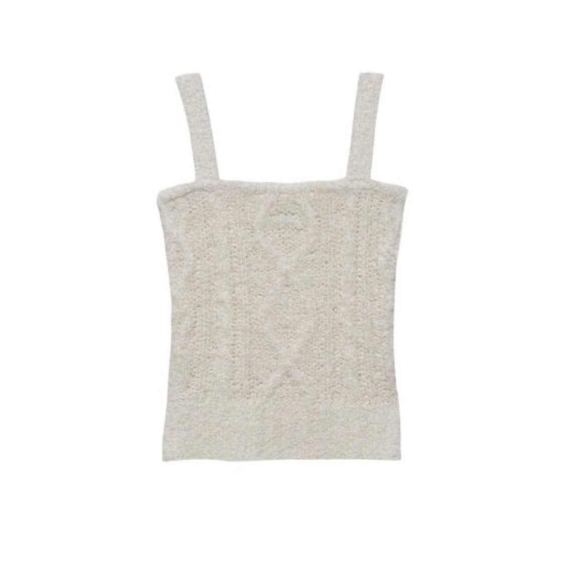 인스턴트펑크 케이블 니트 가디건 세트 상품이미지2