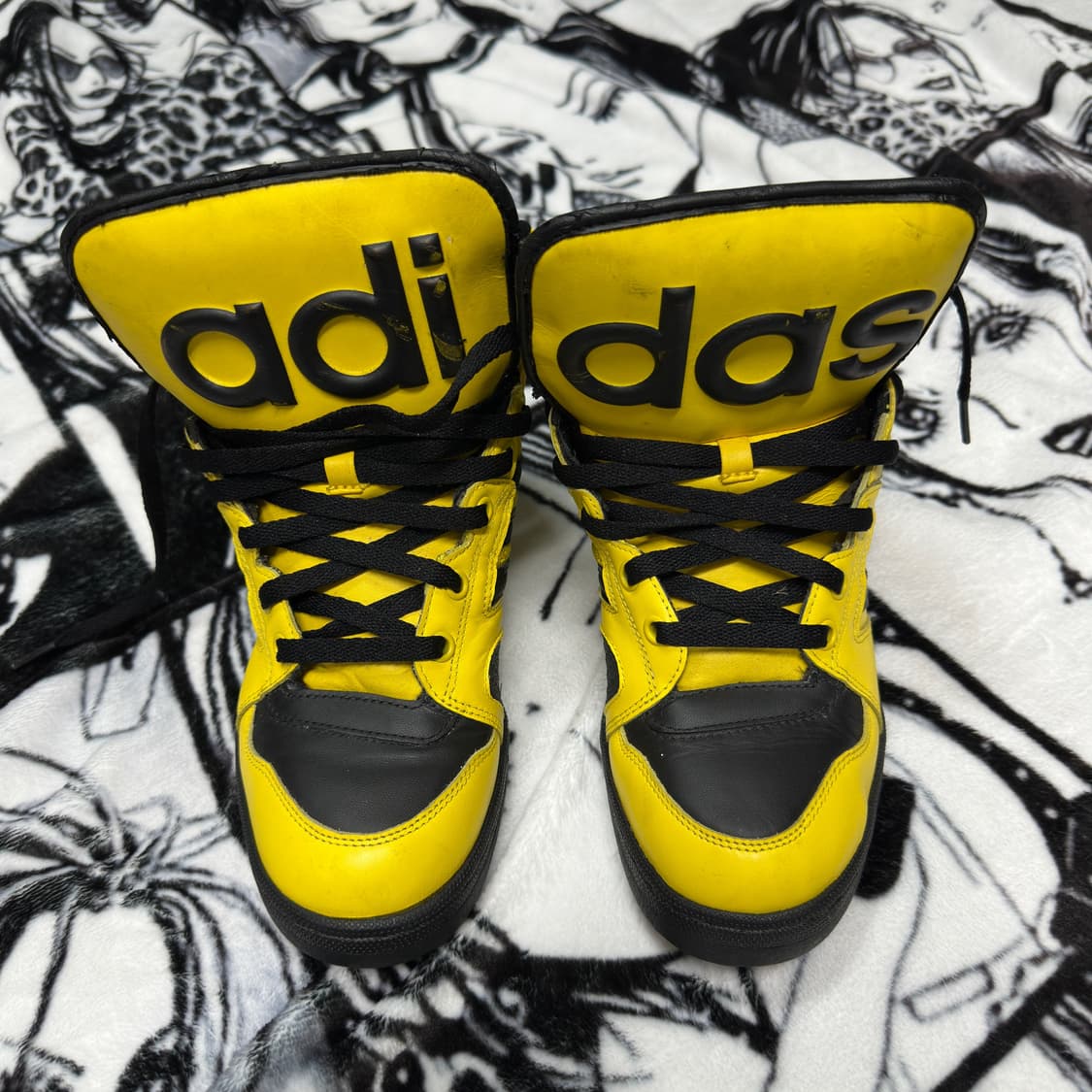 아디다스 제레미스캇 인스팅트 하이 옐로우 상품이미지2