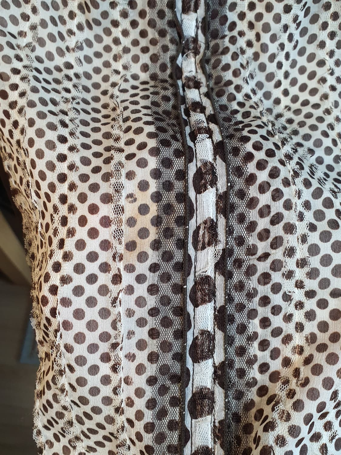 [갸루] 빈티지 도트 무늬 민소매 원피스 상품이미지6