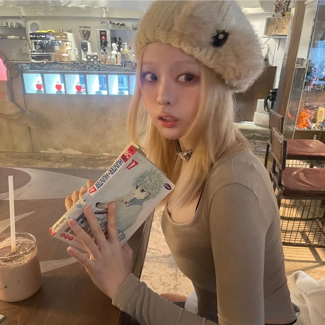 fluffy ribbon beret 상품이미지2