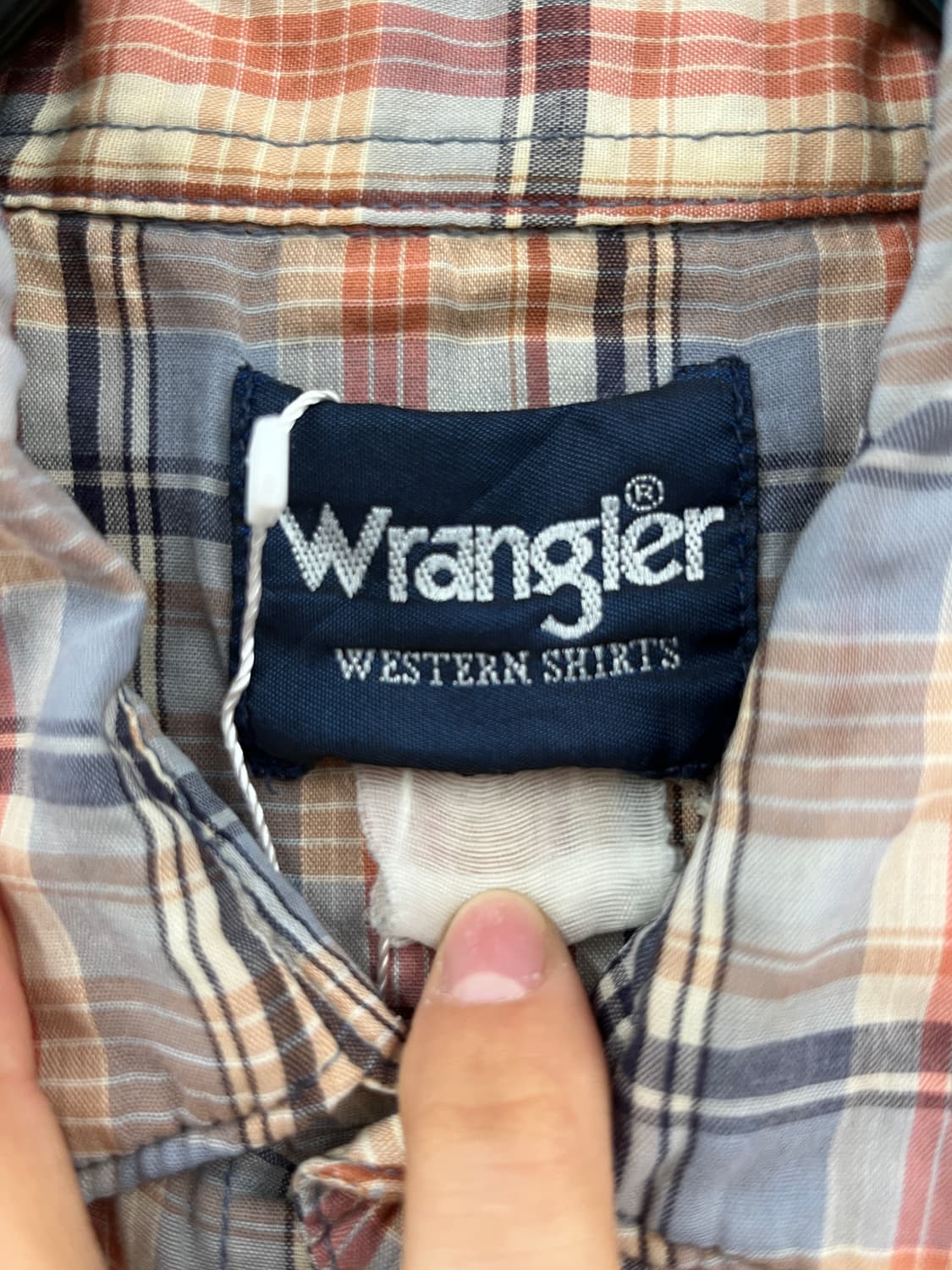 랭글러 웨스턴 체크 반팔 셔츠 상품이미지9