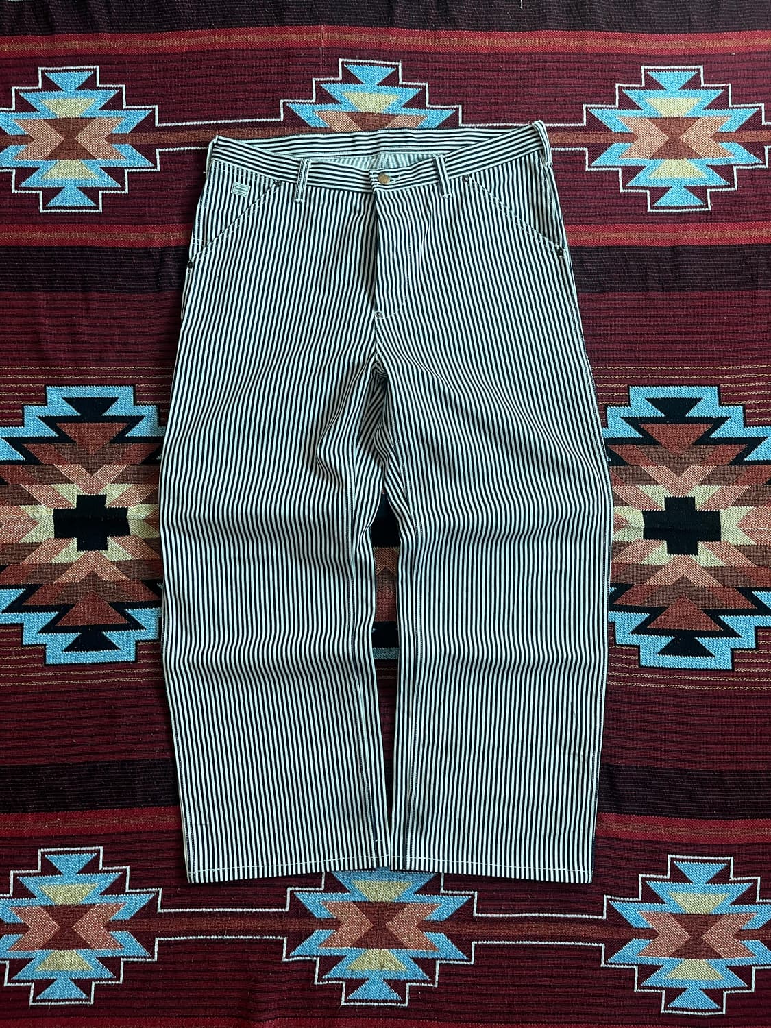 쿠시맨 쿠쉬맨 히코리 스트라이프 페인터 팬츠 CUSHMAN 상품이미지1