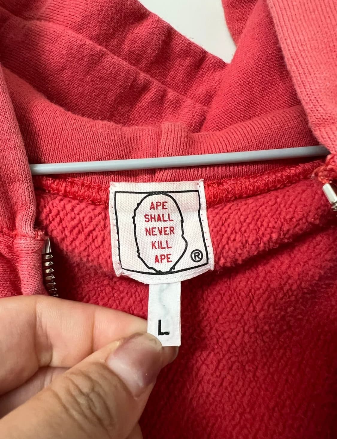 (L) 희귀 00‘S BAPE HOODIE ZIP-UP 상품이미지4