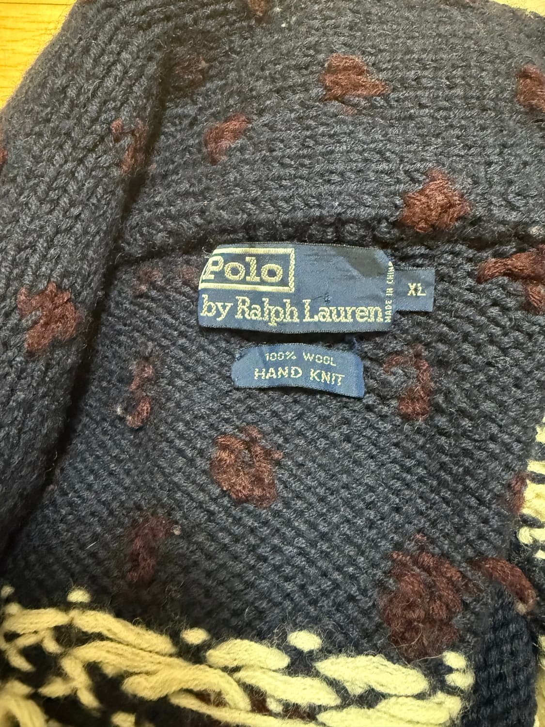 폴로 랄프로렌 코위찬 니트 가디건 XL 상품이미지3