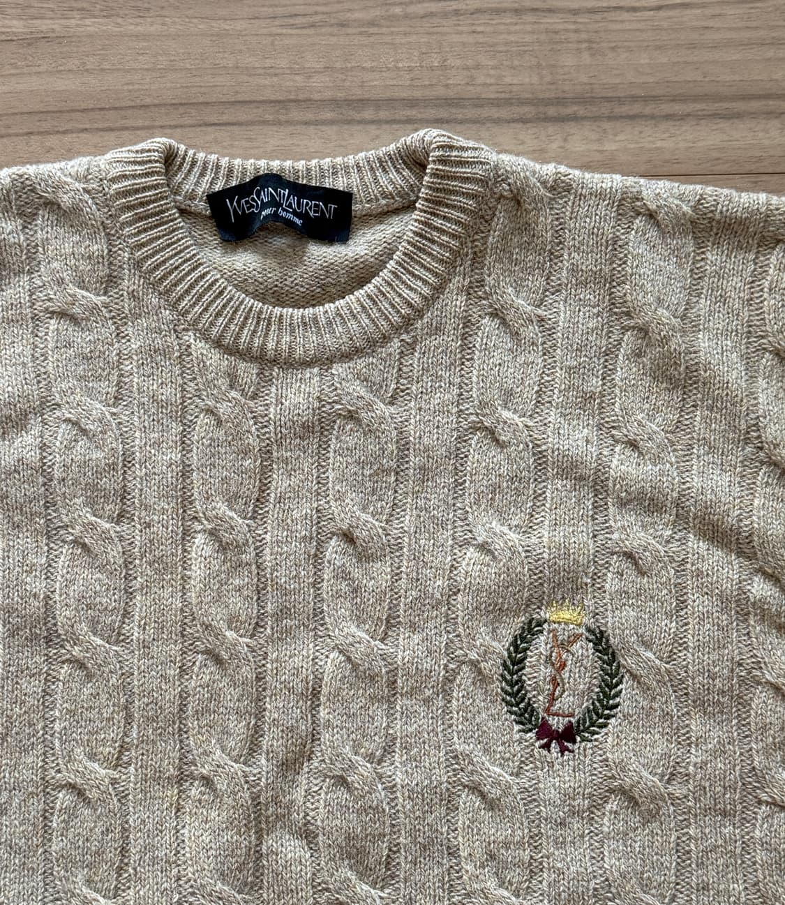 입생로랑 꽈배기 니트  상품이미지4