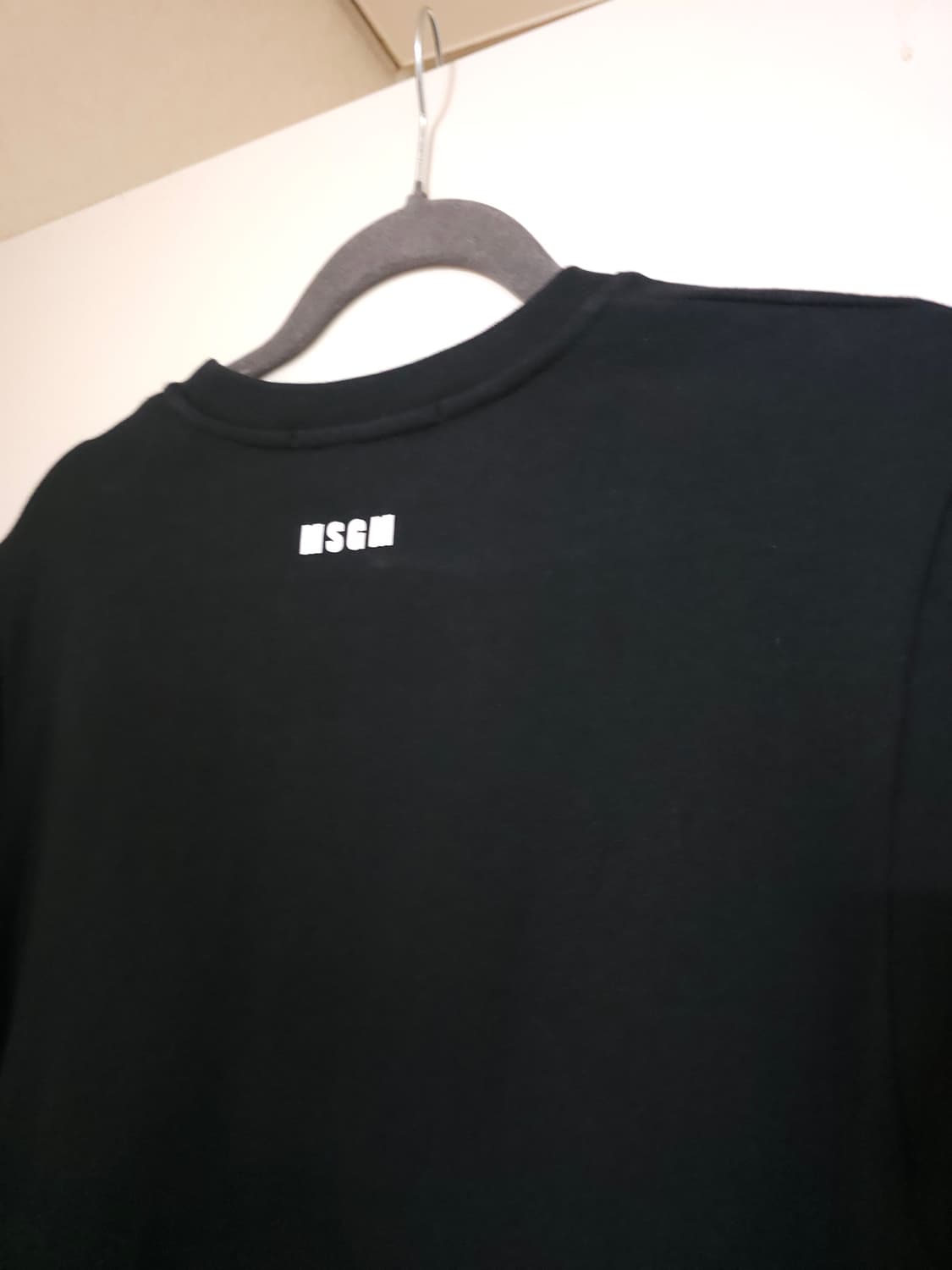 MSGM 블랙 프린트  슬리브 원피스 상품이미지6
