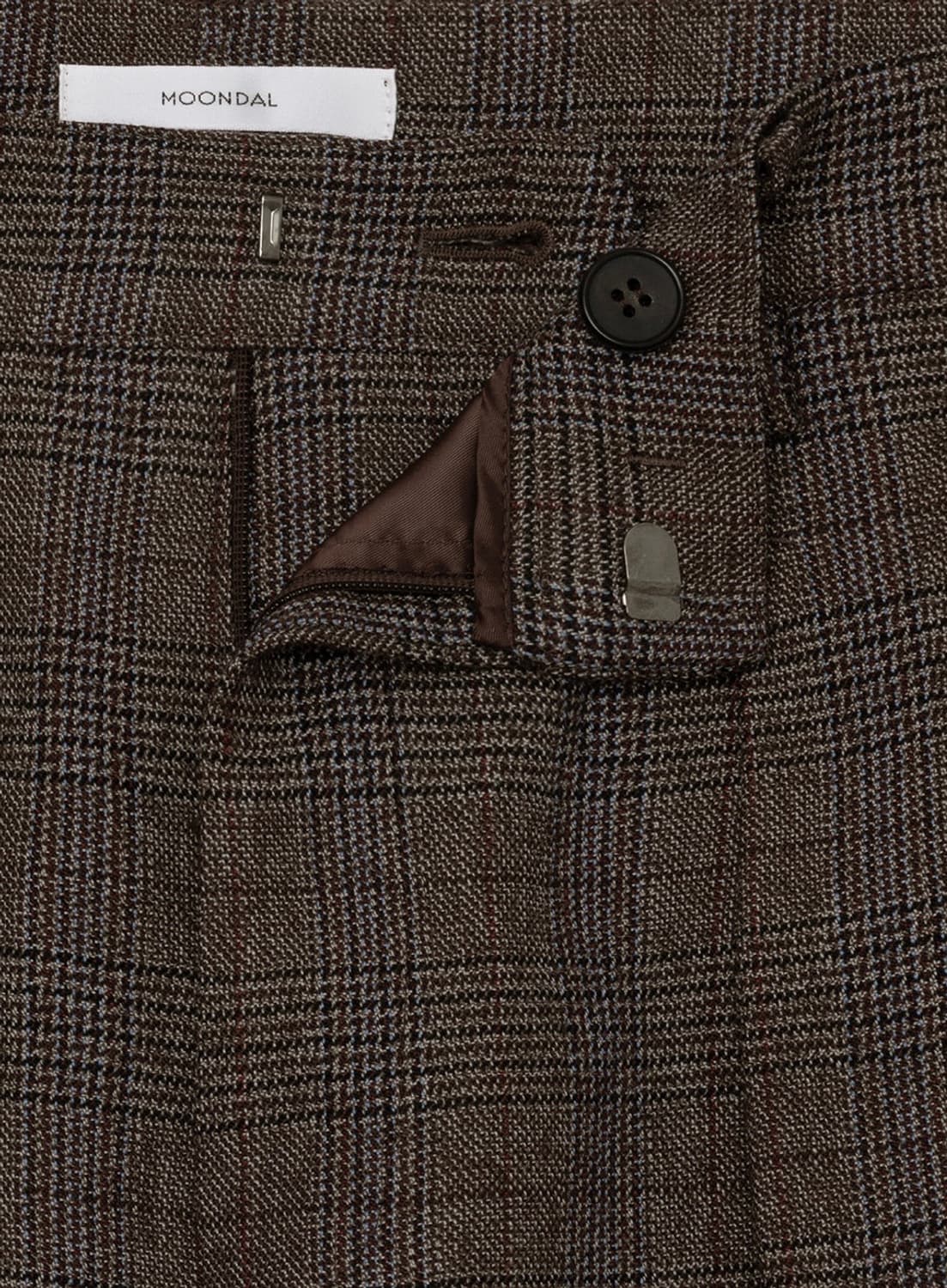 문달 casey low rise slacks in check 상품이미지3