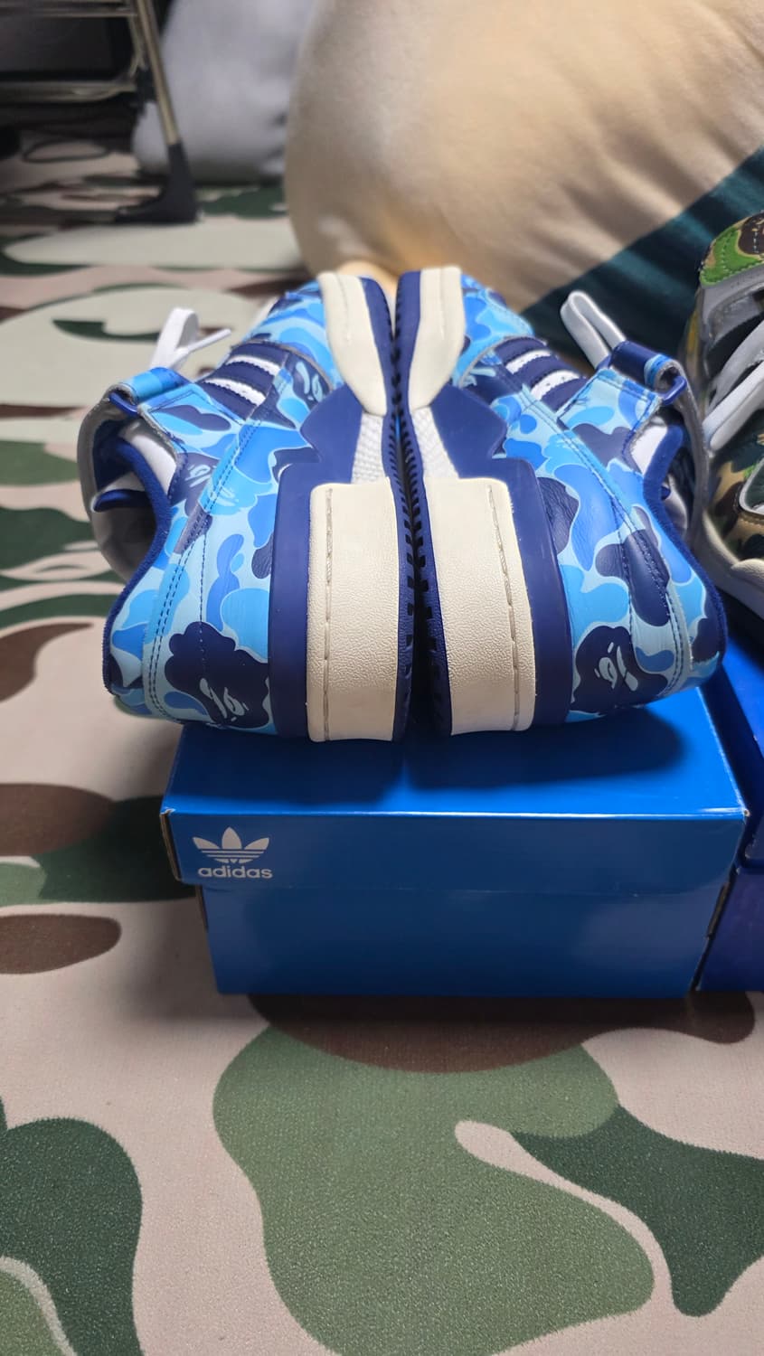 260 베이프 아디다스 포럼 로우 블루 카모  BAPE adidas 상품이미지5