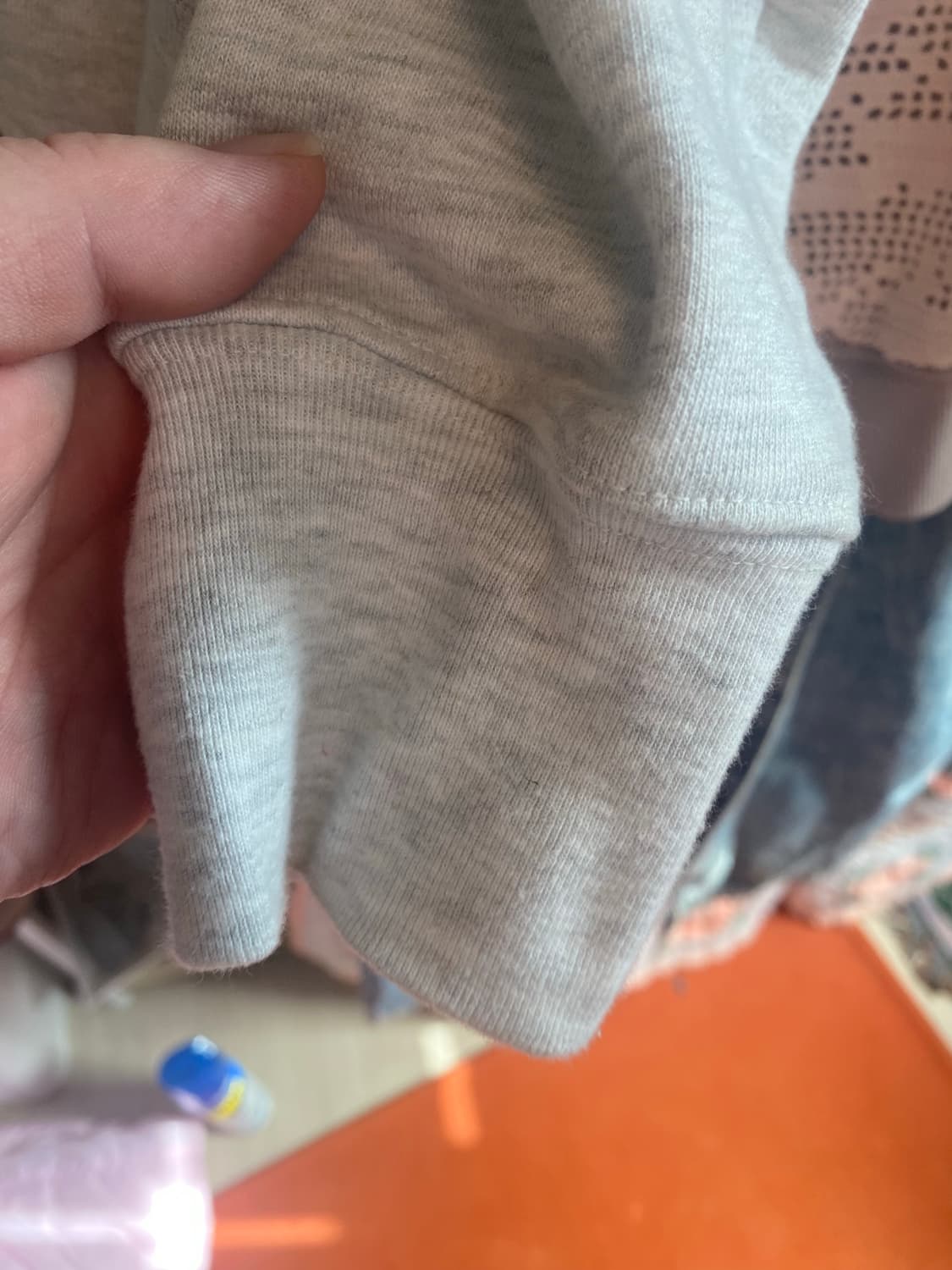 푸시버튼 후디집업 PF24 GRAY CRYING EYE ZIP-UP  상품이미지6